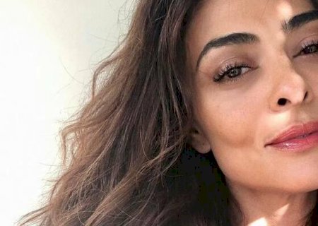 Juliana Paes compartilha clique raro com os filhos e desabafa: ''Difícil largar para trabalhar''