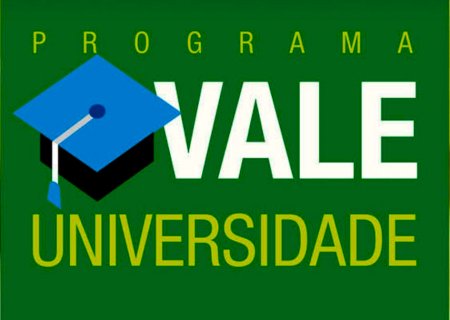 Governo do Estado prevê abrir 1.100 vagas em programas Vale Universidade (PVU) e Vale Universidade Indígena (PVUI)