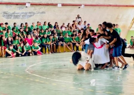 Com gincana solidária, pilares da educação são enfatizados em Escola da Autoria de Corumbá