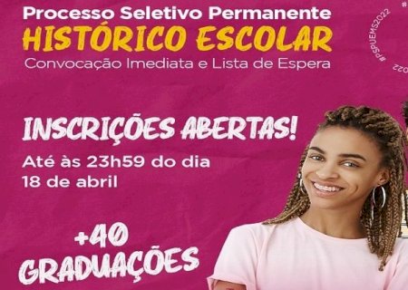 UEMS recebe até esta segunda-feira inscrições para novo Processo Seletivo; vagas em 41 graduações 