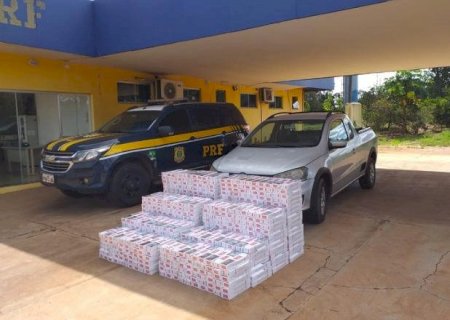 Polícia Rodoviária Federal apreende mais de 12 mil cigarros contrabandeados em dois dias