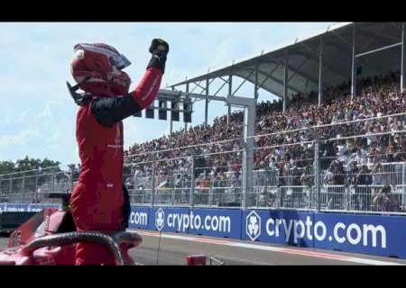 Leclerc inaugura grid do GP de Miami em dobradinha com Sainz; Verstappen é o 3º
