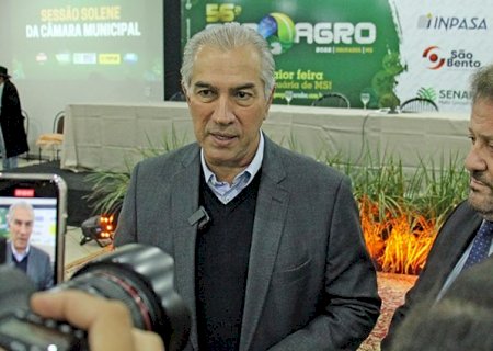 Ao receber homenagem, governador destaca a importância do agronegócio no crescimento de MS e do Brasil