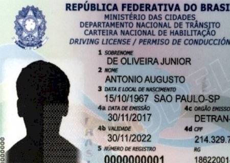 Novo modelo da CNH será lançado em Mato Grosso do Sul dia 1º de junho
