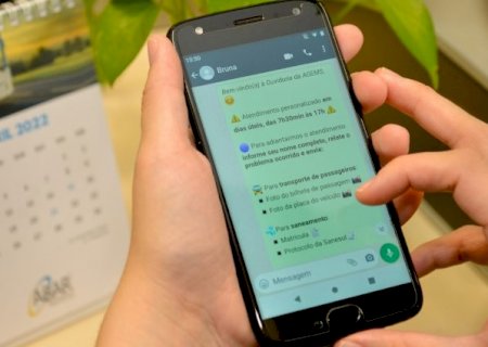 Fácil e ágil, WhatsApp da AGEMS tem atendimento 24h e é elogiado pela resolução de conflitos nos serviços regulados
