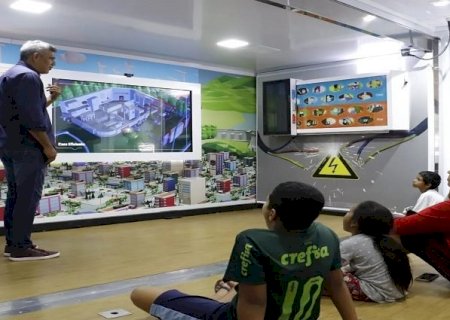 Crianças do Rede Solidária recebem orientações para o bom uso da energia elétrica