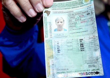 MS é o primeiro estado a emitir o novo modelo de CNH