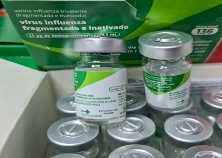 Mato Grosso do Sul tem 490 mil doses de vacina contra Influenza disponíveis