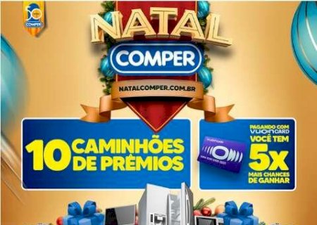 Promo&ccedil;&atilde;o Natal Comper sortear&aacute; 10 caminh&otilde;es de pr&ecirc;mios; participe