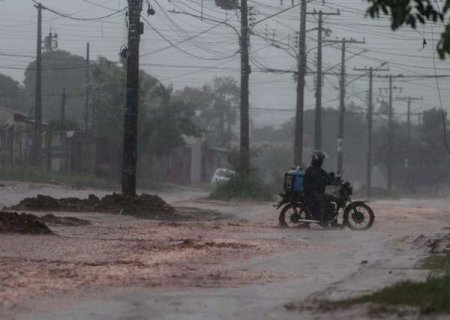 Cidades de MS registram ac&uacute;mulo de at&eacute; 53,6 mil&iacute;metros de chuva nesta segunda