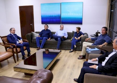 Governador discute questão agrária com Famasul e senadora Tereza Cristina