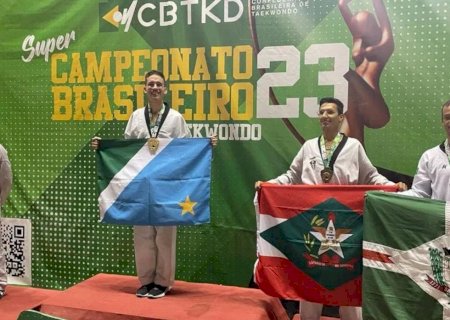 MS garante sete medalhas no Brasileiro de Taekwondo e classifica atletas ao Grand Slam