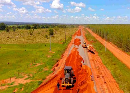 Implementação de asfalto na MS-357 em Ribas do Rio Pardo chega ao custo de R$ 33 milhões