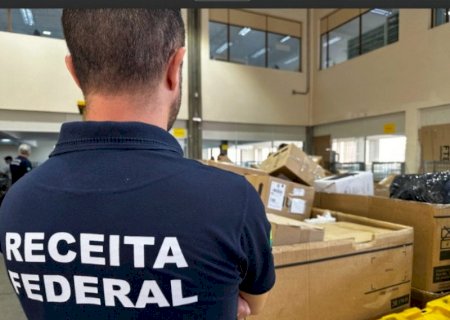 Contrabando apreendido na agência dos Correios em Dourados soma R$ 1 milhão