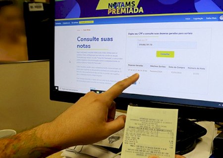Governo do Estado sorteia R$ 300 mil no programa Nota MS Premiada na próxima semana