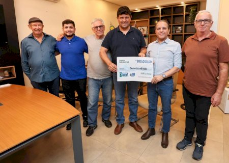 Coronel David leva esperança a idosos de Sidrolândia com repasse de R$ 200 mil para a Associação Conviver