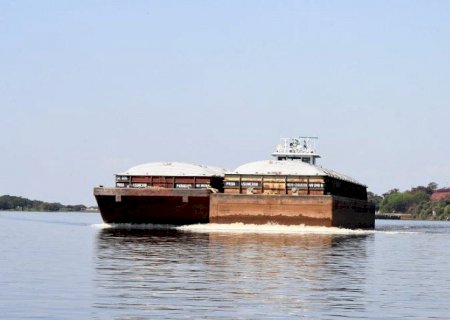 Exportações pelo rio Paraguai somam 4,5 mi de toneladas no 1º semestre e superam 2024