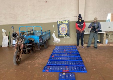 Grande apreensão: Polícia Paraguaia intercepta motocarro com 100 kg de maconha na fronteira e impede envio ao Brasil