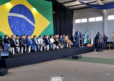 "Ninguém coloca recursos onde não há segurança", diz Riedel em cerimônia do DOF
