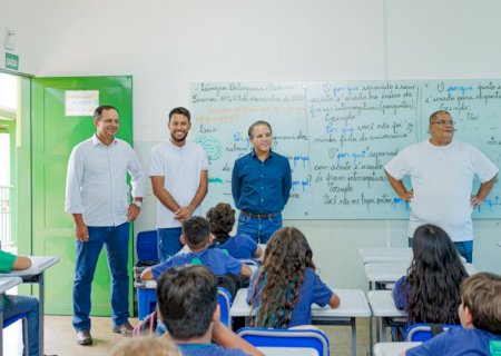 Da sala de aula ao atendimento de autistas: Coronel David visita Terenos e confere os resultados dos investimentos do seu mandato
