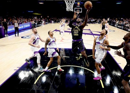Lakers x Jazz: No retorno de LeBron, Doncic dá show e Bronny acerta linda cesta no fim