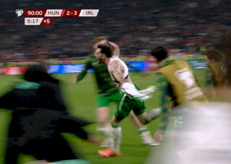 Irlanda faz gol no último minuto sobre a Hungria e se classifica para repescagem das Eliminatórias; vídeo