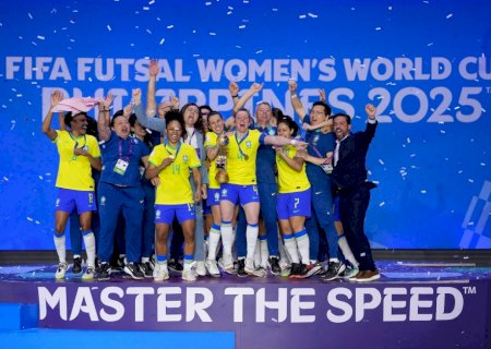 Brasil vence Portugal e conquista a Copa do Mundo Feminina de Futsal