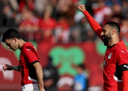 Salah faz gol da vitória do Egito sobre a África do Sul na Copa Africana de Nações