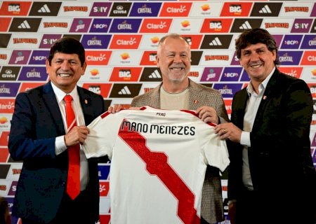 Mano Menezes é apresentado no Peru e cita Neymar: "Se parar de dançar um pouco podemos tê-lo na Copa"