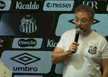 Mattos pede a palavra em coletiva do Santos e discute com jornalista; veja o vídeo
