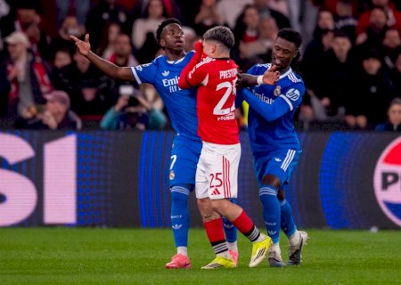 Benfica suspende cinco sócios-torcedores por ofensas racistas contra Vini Jr.