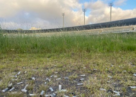 O que restou do Olímpico: antigo estádio do Grêmio recebe cinzas de gremistas e treinos de tiro