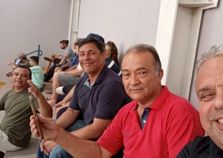 Presidentes dos principais times de futebol de Dourados prestigam Juventude AG que venceu o Minas Tênis Clube e avança na Copa LNF