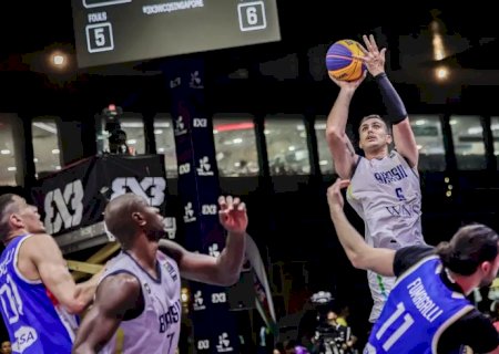 Seleção masculina se classifica para Copa do Mundo de basquete 3x3