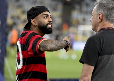 Landim diz que Gabigol não é mais referência de período vencedor do Flamengo: "Sinto pena"