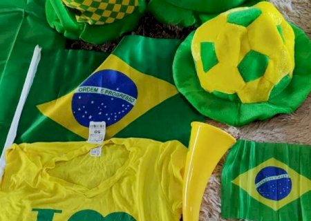 Com bandeirinhas do Brasil a R$ 5, bazar arrecada recursos para projeto infantil