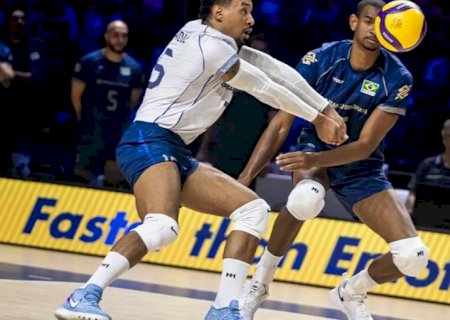 Seleção masculina perde e pode dar adeus à Liga das Nações de vôlei