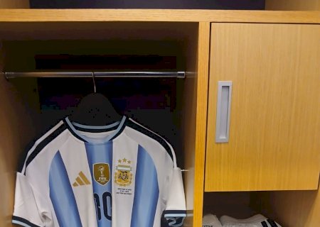 Camisas, taça e vestiário: veja a preparação para a final da Copa do Mundo
