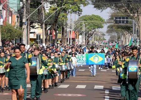 Desfile de 7 de Setembro cadastra até 5 de agosto