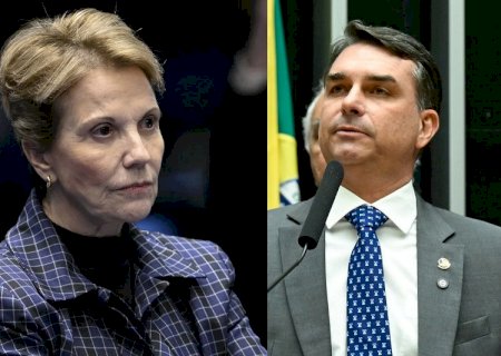 Tereza Cristina não resiste e sinaliza ser vice de Flávio Bolsonaro