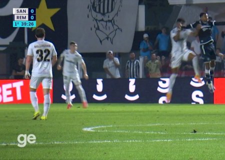 Santos x Remo: PC Oliveira diz que Zé Ricardo deveria ter sido expulso por cotovelada em João Ananias