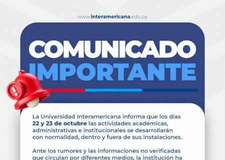 Protocolos de segurança da Universidade Interamericana, garante normalidade nas atividades estudantis