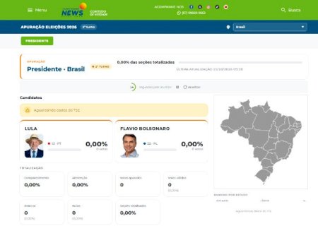 Mapa Interativo do Campo Grande News ter&aacute; novidades na apura&ccedil;&atilde;o do 2&ordm; turno