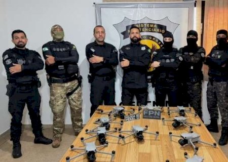 Apreens&atilde;o de 18 drones causa preju&iacute;zo de mais de R$ 300 mil ao crime organizado