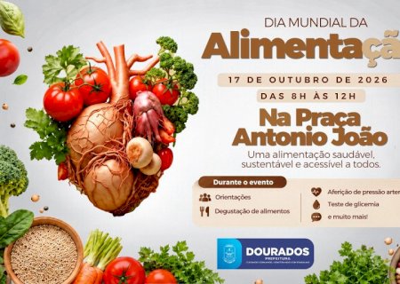 Prefeitura celebra o Dia Mundial da Alimentação com serviços gratuitos na Praça Antônio João